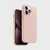 Ốp lưng iPhone 14 Pro Max Uniq Hybird Lino Hue With Magsafe Blush-Hồng