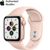 Apple Watch SE 44mm (GPS) Viền Nhôm Vàng - Dây Cao Su Hồng Chính Hãng (MYDR2) 
