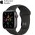 Apple Watch SE 44mm (4G) Viền Nhôm Xám - Dây Cao Su Đen Chính Hãng(MYF02)