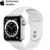 Apple Watch SE 44mm (4G) Viền Nhôm Bạc - Dây Cao Su Trắng Chính Hãng(MYEV2)