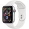 Apple Watch 4 44mm (GPS) Viền Nhôm Bạc - Dây Trắng (MU6A2) Chính hãng