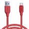 Cáp Aukey USB-C Bọc sợi Nylon (Braided Nylon) 1.2 mét CB-AC1