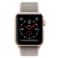 Apple Watch 3 42mm (4G) Viền Nhôm Vàng - Dây Vải Hồng (MQK72)