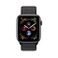 Apple Watch 4 44mm (GPS) Viền Nhôm Xám - Dây Vải Đen Chính hãng (MU6E2)
