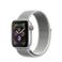 Apple Watch 4 44mm (GPS) Viền Nhôm Bạc - Dây Vải Bạc (MU6C2)