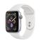 Apple Watch 4 44mm (GPS) Viền Nhôm Bạc - Dây Trắng Chính hãng (MU6A2)
