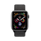 Apple Watch 4 40mm (GPS) Viền Nhôm Xám - Dây Vải Đen (MU672) Chính hãng