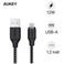 Cáp AUKEY Micro USB 1.2M Bọc sợi Nylon (Braided Nylon) CB-AM1