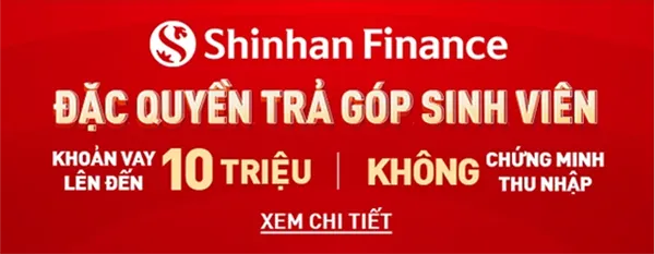 Đặc quyền trả góp - Shinhan Finance
