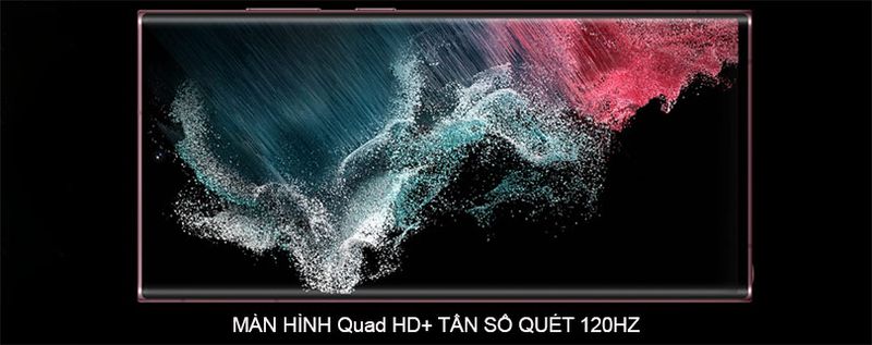 Samsung S22 Ultra có màn hình 6.8 inch 120 Hz tương thích bút S-Pen hiện đại