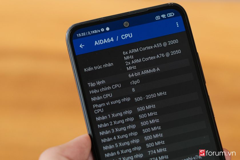 Redmi Note 10S được trang bị chip MediaTek Helio G95