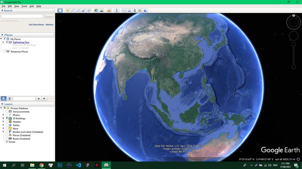 Tải Google Earth - Hướng dẫn sử dụng Bản đồ Trái Đất 3D