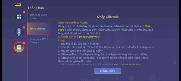 Update Mới Với Code Xịn Tiền Cực Nhiều Cho Tân Thủ Và DF Magu Cực