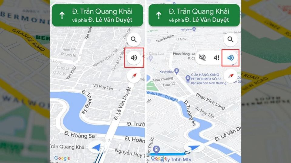 Cách sử dụng Goolge Maps chỉ đường bằng giọng nói bước 3