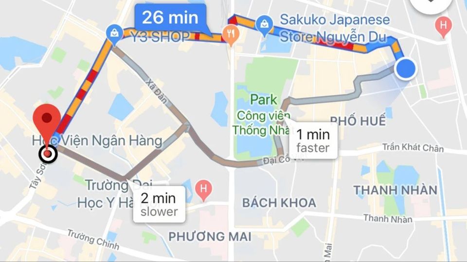 Google Maps có chỉ vào đường cấm không?