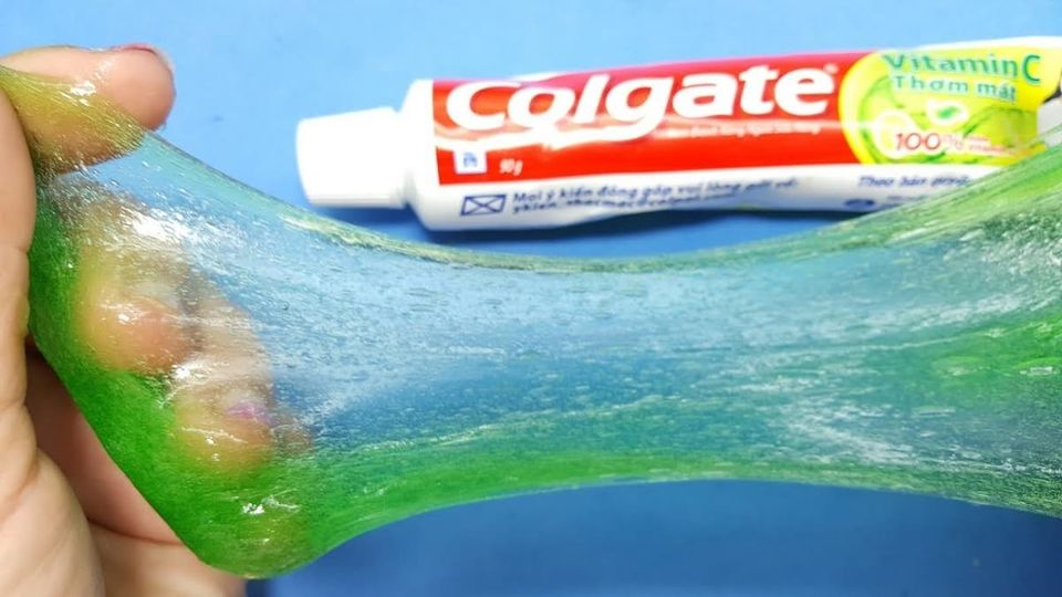 Cách thực hiện slime vị kem tiến công răng