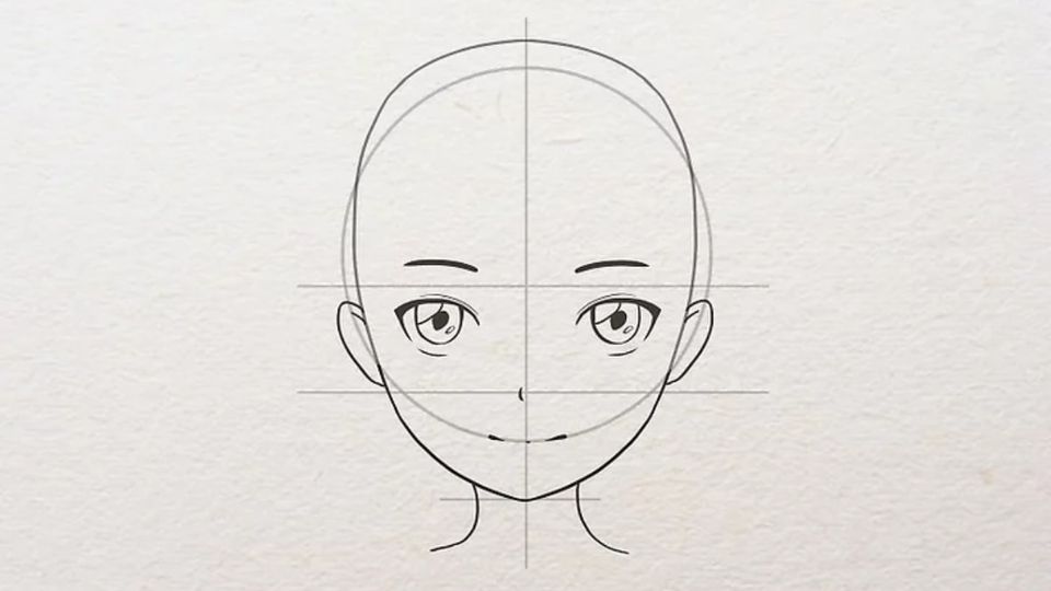 Vẽ miệng, mắt và chân mày cho nhân vật anime