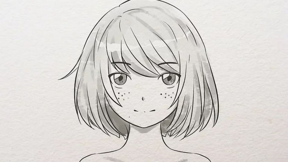 Cách vẽ tóc anime phái nữ 