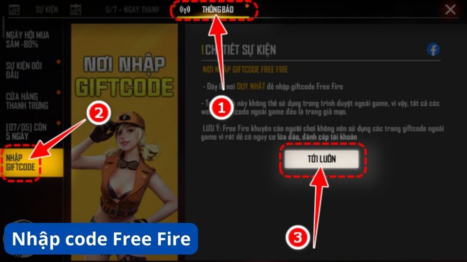 Code Free Fire update mới nhất 1/2024 | Cách nhập code FF