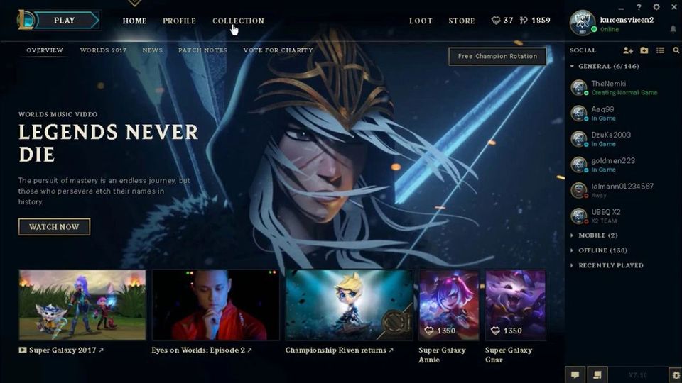 Tải Riot Client - Liên Minh Huyền Thoại về máy tính chiến game thôi nào!
