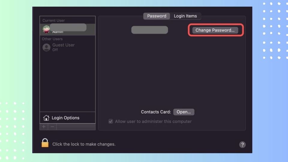 Cách đổi mật khẩu MacBook cực đơn giản chỉ trong 1 nốt nhạc