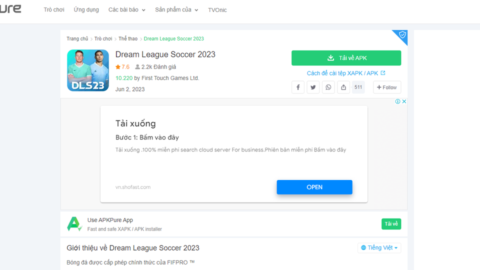 Dream League Soccer 2024 10.220 APK Download by First Touch Games