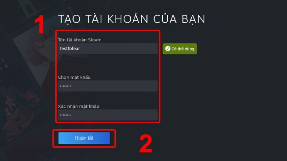 Cách tải game trên máy tính từ Steam bước 2-2