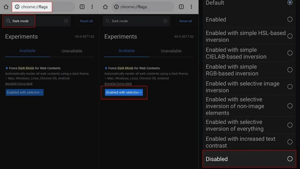 4 c ch b t t t ch dark mode chrome tr n m i thi t b d 