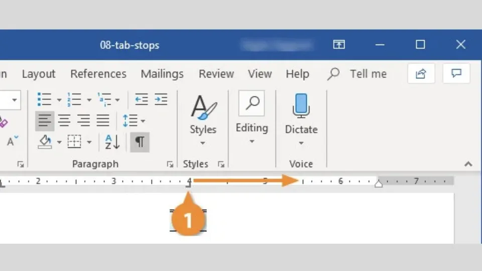Hướng dẫn cách đặt Tab trong Word chi tiết, hiệu quả