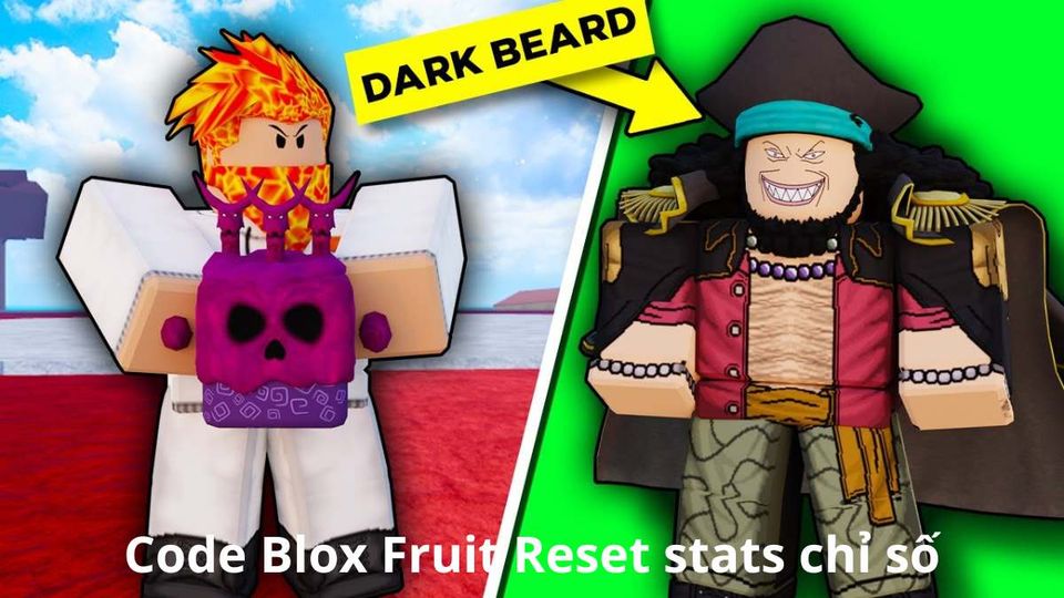 CODE Blox Fruit (x2 EXP, Reset Stats, x2 coin) Mới Nhất 2023