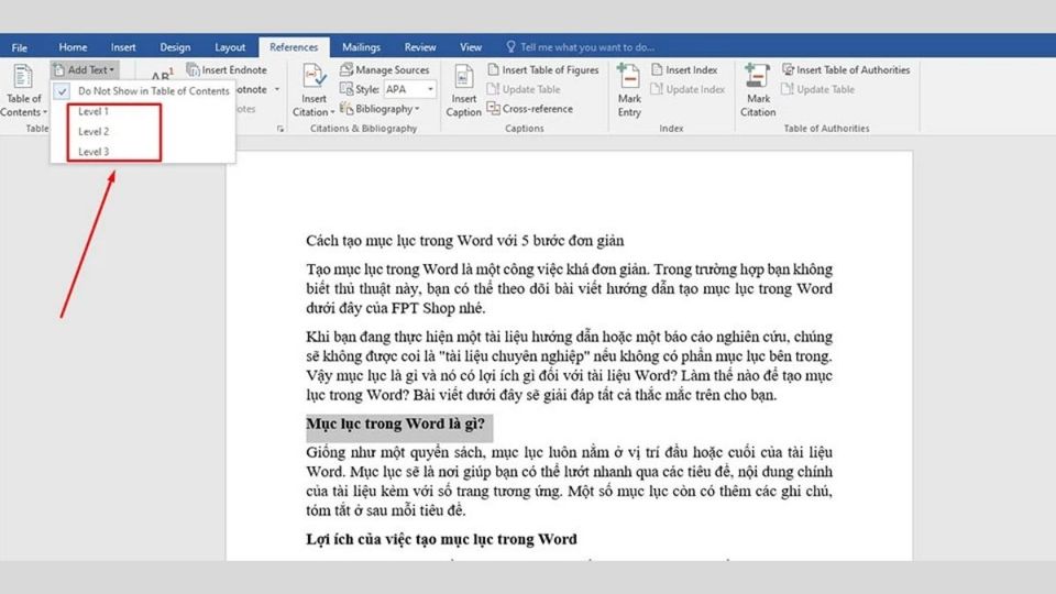 M i C ch T o M c L c Trong Word 2010 2013 2016 2019 m i c ch t o m c l c trong word 2010 2013 2016 2019