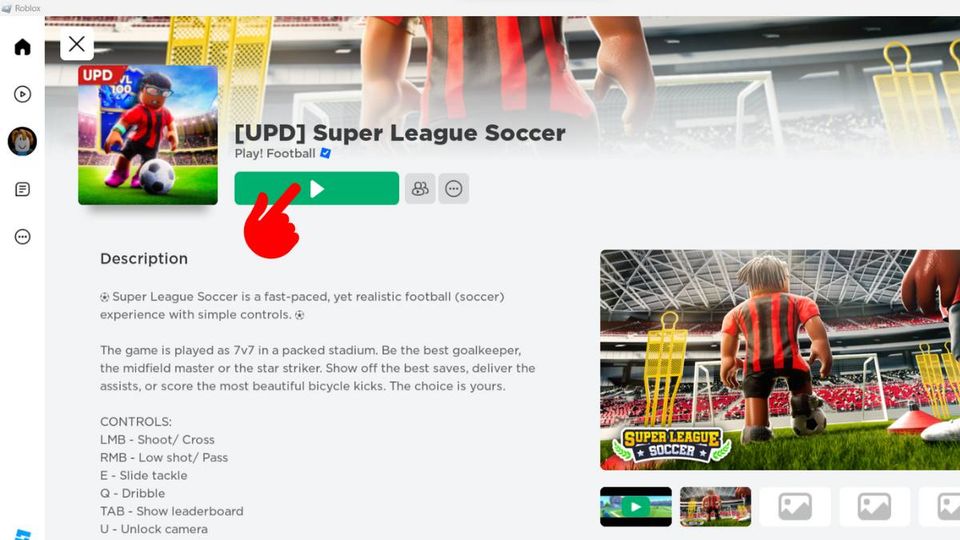 Super League Soccer - Roblox