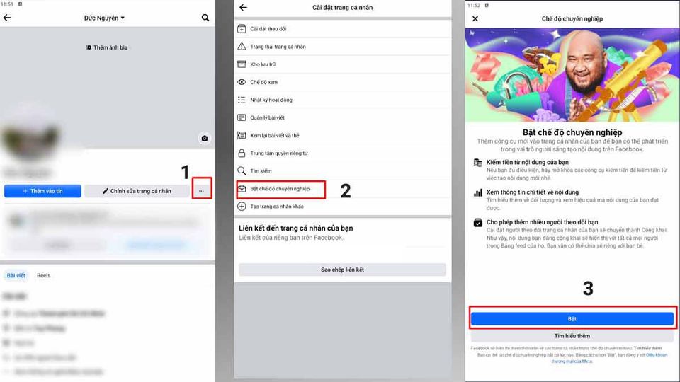 Cách bật chế độ chuyên nghiệp trên Facebook cá nhân Cach-bat-che-do-chuyen-nghiep-tren-facebook-1