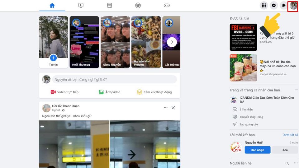 trên - 15 cách xóa bài viết trên Facebook nhanh chóng nhấ Cach-xoa-bai-viet-tren-facebook-8