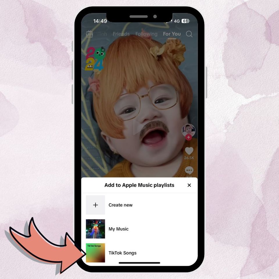 Cách thêm nhạc TikTok vào thư viện Apple Music 3