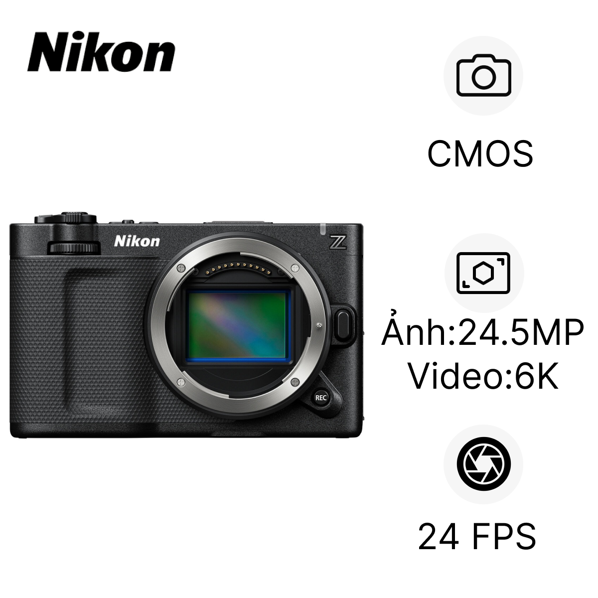 Máy quay phim kỹ thuật số Nikon ZR