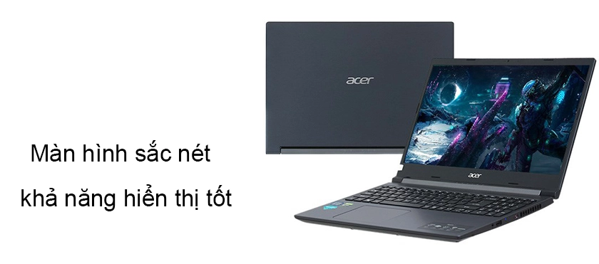 Màn hình Acer Aspire có khả năng hiển thị rõ nét