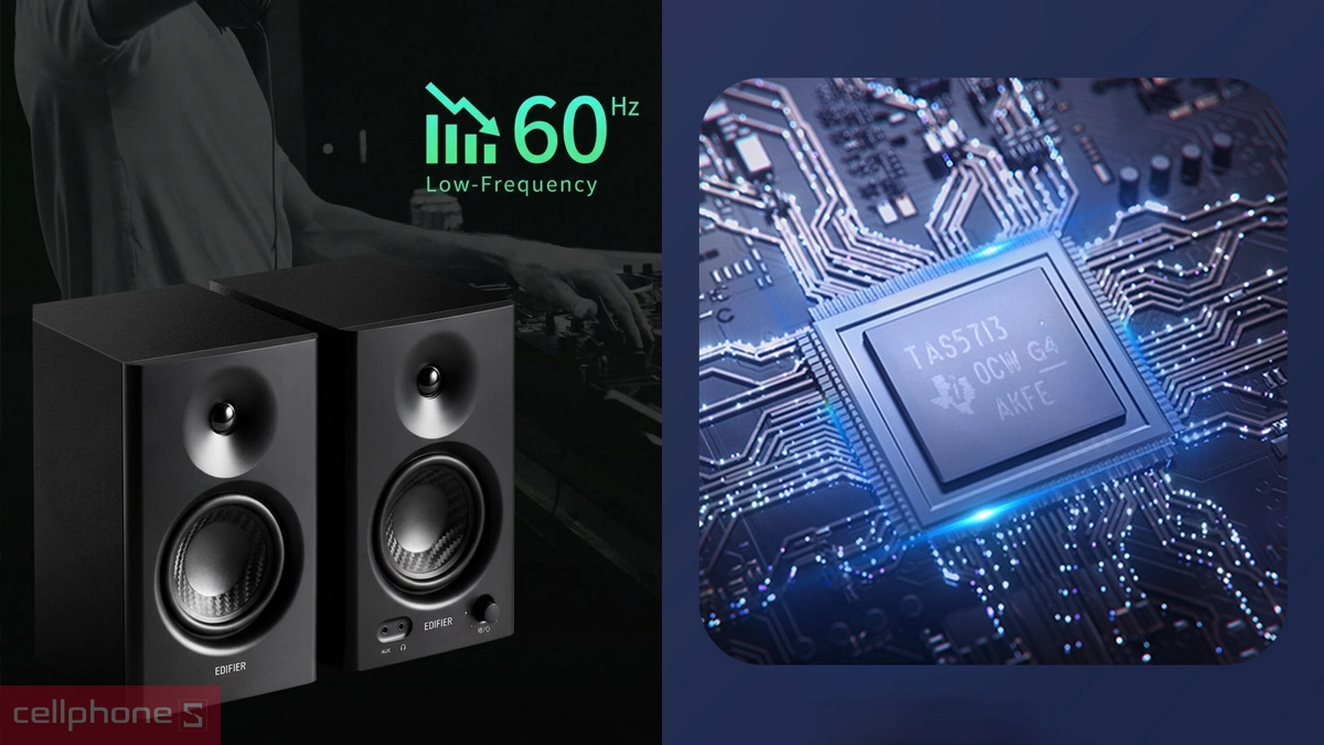 Phần cứng loa Edifier MR4 II