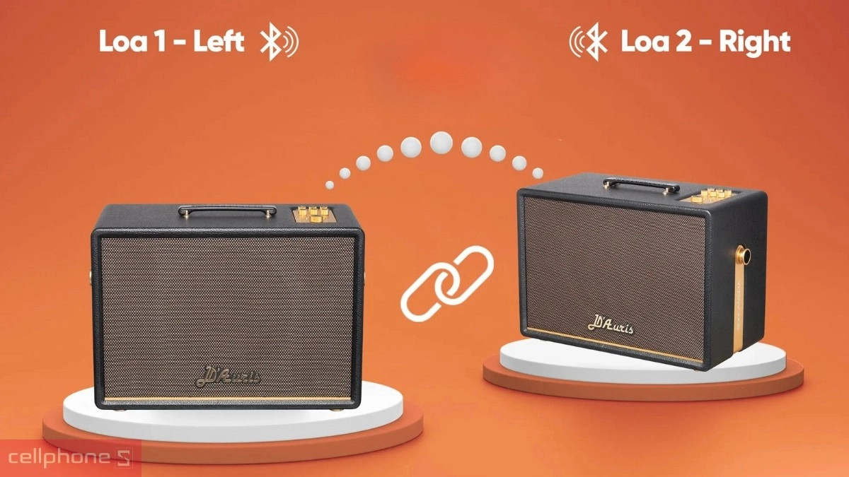 Ghép đôi 2 loa qua MWS tạo âm thanh stereo 3D