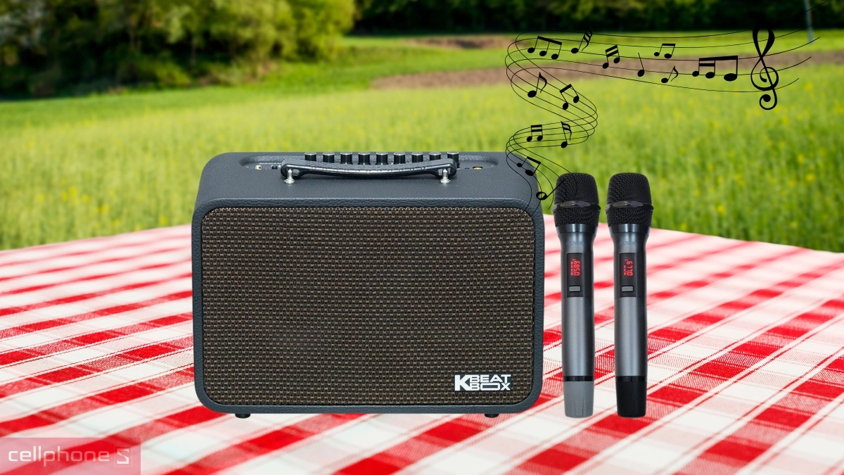 Pin và thời lượng sử dụng dài lâu của loa karaoke xách tay ACNOS CPS-16S