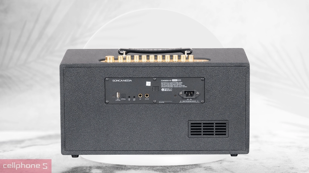 Thời lượng pin và khả năng sạc của loa karaoke xách tay Acnos CS450SR-V2