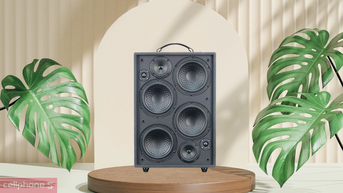 Thiết kế loa karaoke xách tay Acnos Epop 100