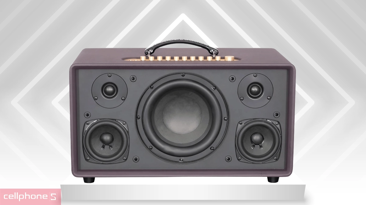 Thiết kế loa Karaoke xách tay ACNOS FLAC 36S