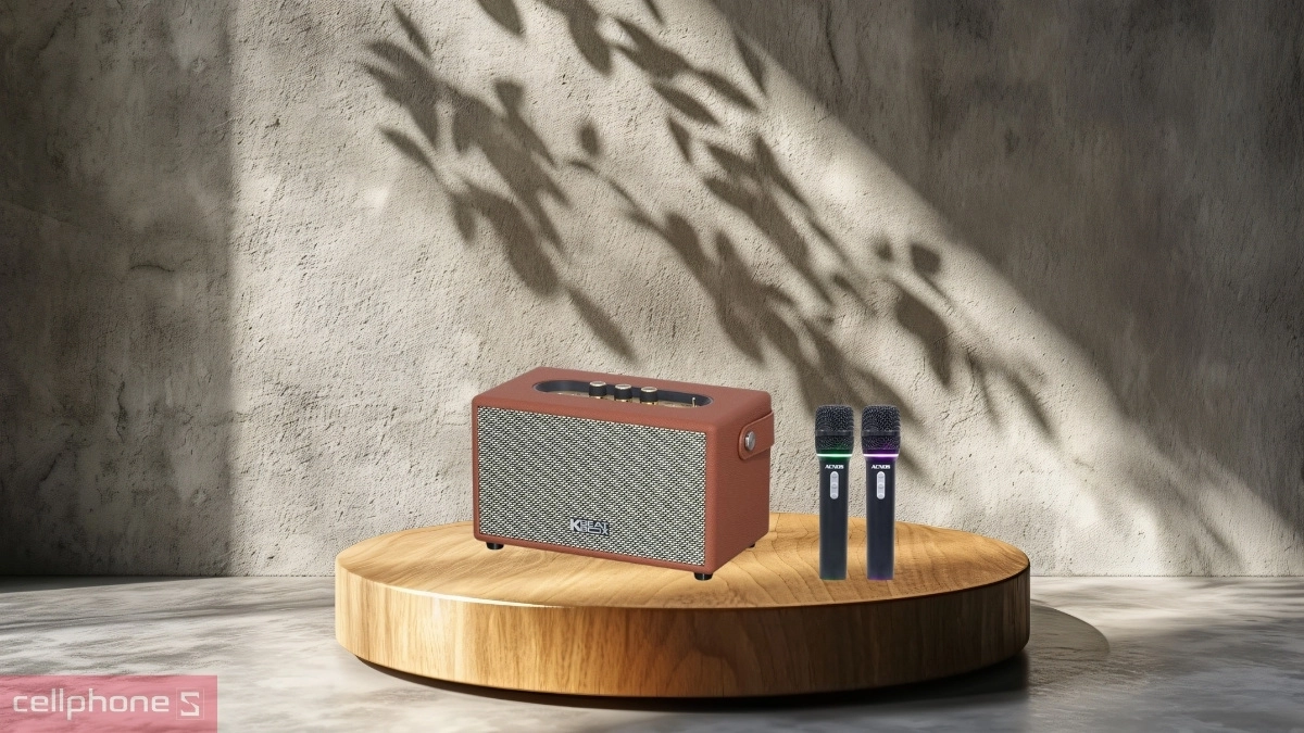 Thiết kế loa karaoke xách tay Acnos S60