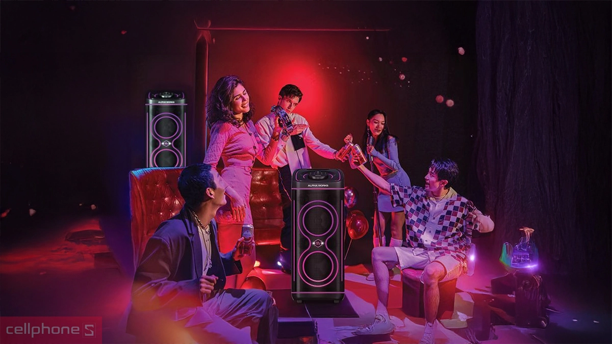 Thiết kế loa Party Alpha Works GENBEAT 510
