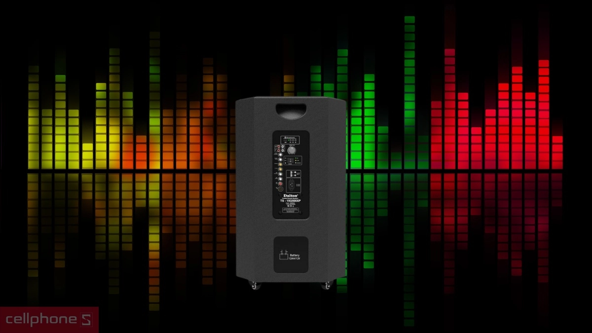 Loa kéo Dalton TS-15G500XP tích hợp bình ắc quy dung lượng 12V/12Ah