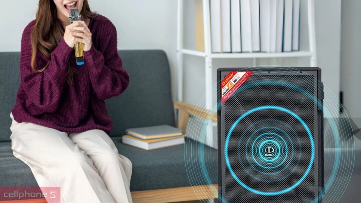 Loa kéo Dalton TS-15G700X có thể hoạt động trực tiếp với nguồn 220V