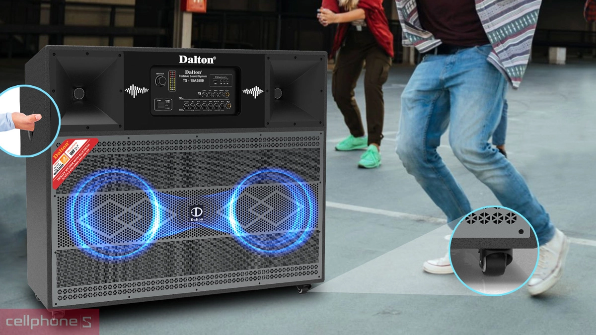 Thiết kế dạng tủ tiện lợi của loa nhạc sống Dalton TS-15A5500