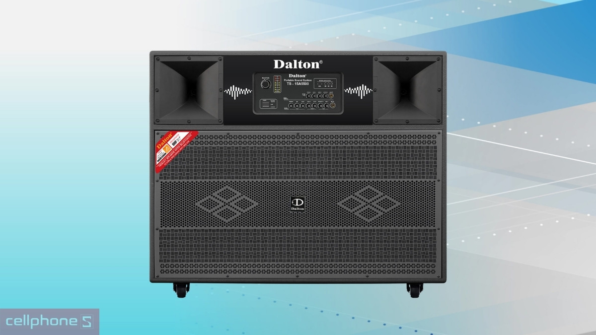 Bình acquy bền bỉ trang bị trên loa nhạc sống Dalton TS-15A5500