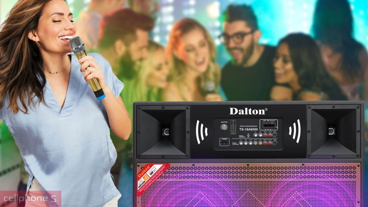 Thiết kế tủ ngang chắc chắn của loa nhạc sống Dalton TS-15A6000